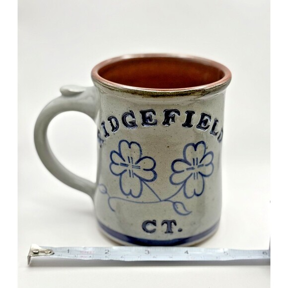 Dan Harvey Salt Glazed Pottery Coffee Mug Cup RIDGEIELD CT Used - Picture 9 of 10